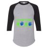 Unisex Three-Quarter Raglan Sleeve Baseball Jersey T-Shirt Thumbnail