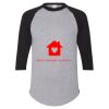 Unisex Three-Quarter Raglan Sleeve Baseball Jersey T-Shirt Thumbnail