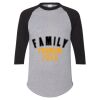 Unisex Three-Quarter Raglan Sleeve Baseball Jersey T-Shirt Thumbnail