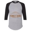Unisex Three-Quarter Raglan Sleeve Baseball Jersey T-Shirt Thumbnail