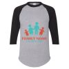 Unisex Three-Quarter Raglan Sleeve Baseball Jersey T-Shirt Thumbnail