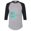 Unisex Three-Quarter Raglan Sleeve Baseball Jersey T-Shirt Thumbnail