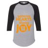 Unisex Three-Quarter Raglan Sleeve Baseball Jersey T-Shirt Thumbnail