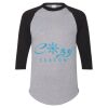Unisex Three-Quarter Raglan Sleeve Baseball Jersey T-Shirt Thumbnail