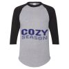 Unisex Three-Quarter Raglan Sleeve Baseball Jersey T-Shirt Thumbnail