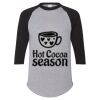 Unisex Three-Quarter Raglan Sleeve Baseball Jersey T-Shirt Thumbnail