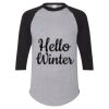 Unisex Three-Quarter Raglan Sleeve Baseball Jersey T-Shirt Thumbnail
