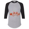 Unisex Three-Quarter Raglan Sleeve Baseball Jersey T-Shirt Thumbnail