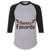 Unisex Three-Quarter Raglan Sleeve Baseball Jersey T-Shirt Thumbnail