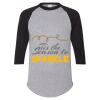 Unisex Three-Quarter Raglan Sleeve Baseball Jersey T-Shirt Thumbnail