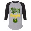 Unisex Three-Quarter Raglan Sleeve Baseball Jersey T-Shirt Thumbnail