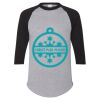 Unisex Three-Quarter Raglan Sleeve Baseball Jersey T-Shirt Thumbnail