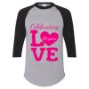 Unisex Three-Quarter Raglan Sleeve Baseball Jersey T-Shirt Thumbnail