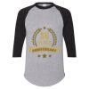 Unisex Three-Quarter Raglan Sleeve Baseball Jersey T-Shirt Thumbnail