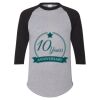 Unisex Three-Quarter Raglan Sleeve Baseball Jersey T-Shirt Thumbnail