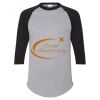 Unisex Three-Quarter Raglan Sleeve Baseball Jersey T-Shirt Thumbnail