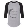 Unisex Three-Quarter Raglan Sleeve Baseball Jersey T-Shirt Thumbnail