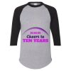 Unisex Three-Quarter Raglan Sleeve Baseball Jersey T-Shirt Thumbnail