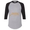 Unisex Three-Quarter Raglan Sleeve Baseball Jersey T-Shirt Thumbnail