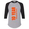 Unisex Three-Quarter Raglan Sleeve Baseball Jersey T-Shirt Thumbnail