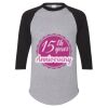 Unisex Three-Quarter Raglan Sleeve Baseball Jersey T-Shirt Thumbnail