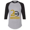 Unisex Three-Quarter Raglan Sleeve Baseball Jersey T-Shirt Thumbnail