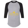 Unisex Three-Quarter Raglan Sleeve Baseball Jersey T-Shirt Thumbnail