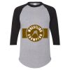 Unisex Three-Quarter Raglan Sleeve Baseball Jersey T-Shirt Thumbnail