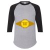 Unisex Three-Quarter Raglan Sleeve Baseball Jersey T-Shirt Thumbnail