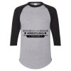 Unisex Three-Quarter Raglan Sleeve Baseball Jersey T-Shirt Thumbnail