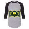 Unisex Three-Quarter Raglan Sleeve Baseball Jersey T-Shirt Thumbnail