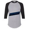 Unisex Three-Quarter Raglan Sleeve Baseball Jersey T-Shirt Thumbnail