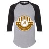 Unisex Three-Quarter Raglan Sleeve Baseball Jersey T-Shirt Thumbnail