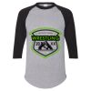 Unisex Three-Quarter Raglan Sleeve Baseball Jersey T-Shirt Thumbnail