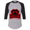 Unisex Three-Quarter Raglan Sleeve Baseball Jersey T-Shirt Thumbnail