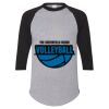 Unisex Three-Quarter Raglan Sleeve Baseball Jersey T-Shirt Thumbnail