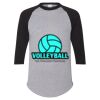 Unisex Three-Quarter Raglan Sleeve Baseball Jersey T-Shirt Thumbnail