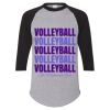 Unisex Three-Quarter Raglan Sleeve Baseball Jersey T-Shirt Thumbnail