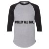 Unisex Three-Quarter Raglan Sleeve Baseball Jersey T-Shirt Thumbnail