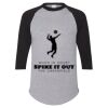 Unisex Three-Quarter Raglan Sleeve Baseball Jersey T-Shirt Thumbnail
