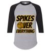 Unisex Three-Quarter Raglan Sleeve Baseball Jersey T-Shirt Thumbnail