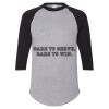 Unisex Three-Quarter Raglan Sleeve Baseball Jersey T-Shirt Thumbnail