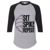 Unisex Three-Quarter Raglan Sleeve Baseball Jersey T-Shirt Thumbnail