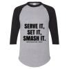 Unisex Three-Quarter Raglan Sleeve Baseball Jersey T-Shirt Thumbnail
