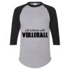 Unisex Three-Quarter Raglan Sleeve Baseball Jersey T-Shirt Thumbnail