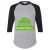 Unisex Three-Quarter Raglan Sleeve Baseball Jersey T-Shirt Thumbnail