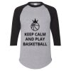 Unisex Three-Quarter Raglan Sleeve Baseball Jersey T-Shirt Thumbnail