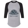 Unisex Three-Quarter Raglan Sleeve Baseball Jersey T-Shirt Thumbnail