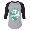 Unisex Three-Quarter Raglan Sleeve Baseball Jersey T-Shirt Thumbnail