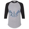 Unisex Three-Quarter Raglan Sleeve Baseball Jersey T-Shirt Thumbnail
